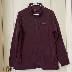 Patagonia Better Sweater Fleece Zip Jacket Women’s Size XL Purple